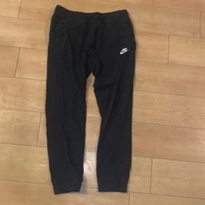 Black Nike joggers